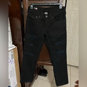 Men’s True Religion black jeans size 32 seat 34